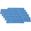image:imageSuperio Microfiber Mop Pads Washable Microfiber Refill for Superio Miracle Mop Microfiber Mop Replacement Head with Velcro 16 Inch Blue Mop Refill for Flat Spray Mop Set 12 Pack