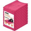 image:imageSuperio Microfiber Squeegee Mopping Towel Extra Large Miracle Cloth 16x 24 Streak Free Microfiber Floor ClothRag for Cleaning House Kitchen BathroomScratch FreeMulti Colored 3 PackRed