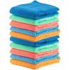image:imageSuperio Microfiber Squeegee Mopping Towel Extra Large Miracle Cloth Streak Free Floor Cloth 20x30 House Kitchen Bathroom Car Multi Colored 10 Pack