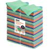 image:imageSuperio Microfiber Squeegee Mopping Towel Extra Large Miracle Cloth Streak Free Floor Cloth 20x30 House Kitchen Bathroom Car Multi Colored 120 PackMulticolor