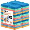 image:imageSuperio Microfiber Squeegee Mopping Towel Extra Large Miracle Cloth Streak Free Floor Cloth 20x30 House Kitchen Bathroom Car Multi Colored 60 Pack