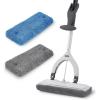 image:imageSuperio Miracle Microfiber SelfWringing Flat Mop with Telescopic Handle amp Replacement Pad  Lightweight HeavyDuty Mop for Hardwood Tile Laminate amp Walls  GreyMop with 2 Replacement Pads