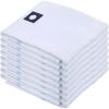 image:imageSuperio White Squeegee Cloth with Hole for Cuban Style Mop Israeli Spunja Cleaning Mop Towels Kitchen Bathroom Tiles Stone Parquet Wood Floor Wash 8 Pack