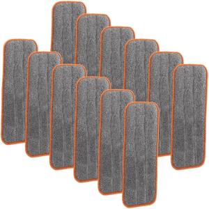 image:imageSuperio 2Pack Microfiber Mopping Pad  8 x 45 Reusable amp Washable StreakFree12 Pack