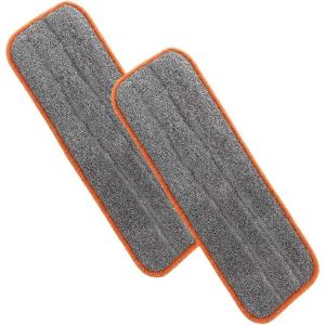 image:imageSuperio 2Pack Microfiber Mopping Pad  8 x 45 Reusable amp Washable StreakFree2 Pack