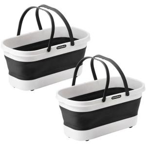 image:imageSuperio Fold N Go Mop Bucket with Wheels  Collapsible Cleaning Bucket 10L Portable Water Pail for Home Car and Outdoor Use2
