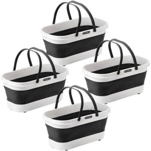 image:imageSuperio Fold N Go Mop Bucket with Wheels  Collapsible Cleaning Bucket 10L Portable Water Pail for Home Car and Outdoor Use4