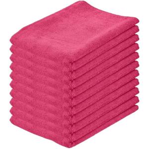 image:imageSuperio Microfiber Squeegee Mopping Towel Extra Large Miracle Cloth 16x 24 Streak Free Microfiber Floor ClothRag for Cleaning House Kitchen BathroomScratch FreeMulti Colored 10 Pack