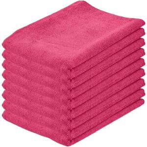 image:imageSuperio Microfiber Squeegee Mopping Towel Extra Large Miracle Cloth 16x 24 Streak Free Microfiber Floor ClothRag for Cleaning House Kitchen BathroomScratch FreeMulti Colored 8 Pack