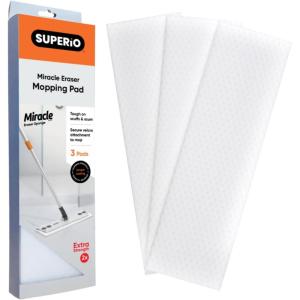 image:imageSuperio Miracle Eraser Mop Refill Head Replacement Miracle Mop Pads 6 Pack3 Pack