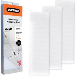 image:imageSuperio Miracle Eraser Mop Refill Head Replacement Miracle Mop Pads 6 Pack9 Pack