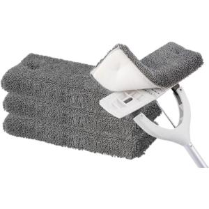 image:imageSuperio Miracle Microfiber SelfWringing Flat Mop with Telescopic Handle amp Replacement Pad  Lightweight HeavyDuty Mop for Hardwood Tile Laminate amp Walls  Grey3