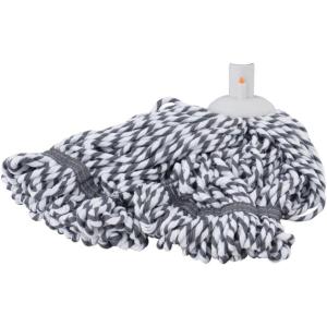 image:imageSuperio String Microfiber Mop Replacement Head Only  Grey Refill for SelfWringing Mop Heavy Duty Floor Cleaning for Home Kitchen Bathroom Office