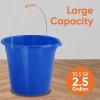 image:imageSuperio 4Pack Plastic Cleaning Bucket for Home 2 Gallon Pail for Mopping with Large Spout  Bucket for Floor Mopping Car Wash  Bowls for Camping FishingBlue