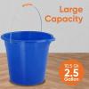image:imageSuperio 4Pack Plastic Cleaning Bucket for Home 2 Gallon Pail for Mopping with Large Spout  Bucket for Floor Mopping Car Wash  Bowls for Camping FishingBlue