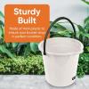 image:imageSuperio 4Pack Plastic Cleaning Bucket for Home 2 Gallon Pail for Mopping with Large Spout  Bucket for Floor Mopping Car Wash  Bowls for Camping FishingGray