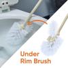 image:imageSuperio Toilet Brush with Lip and Plunger Set Bathroom Bowl Brush with Pan and Plunger Beige