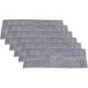 image:imageSuperio Microfiber Mop Pads Refill Miracle Mop Dust Mop Replacement Head 16 Inch Damp Mop Refill for Flat Mop Set with VelcroGrey 6 pack