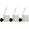 image:imageToilet Brush Cleaner and Holder EcoFriendly Toilet Bowl Cleaner Brush with Scrubbing Wand Brush and Storage Caddy for Easy Bathroom Cleaning 3Pack