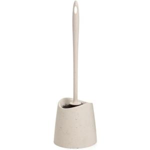 image:imageToilet Brush Cleaner and Holder EcoFriendly Toilet Bowl Cleaner Brush with Scrubbing Wand Brush and Storage Caddy for Easy Bathroom Cleaning