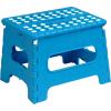 image:imageFolding Step Stool 9 Inch Blue Heavy Duty Foldable Stepping Stool Home Kitchen Reach Tall Places Lightweight
