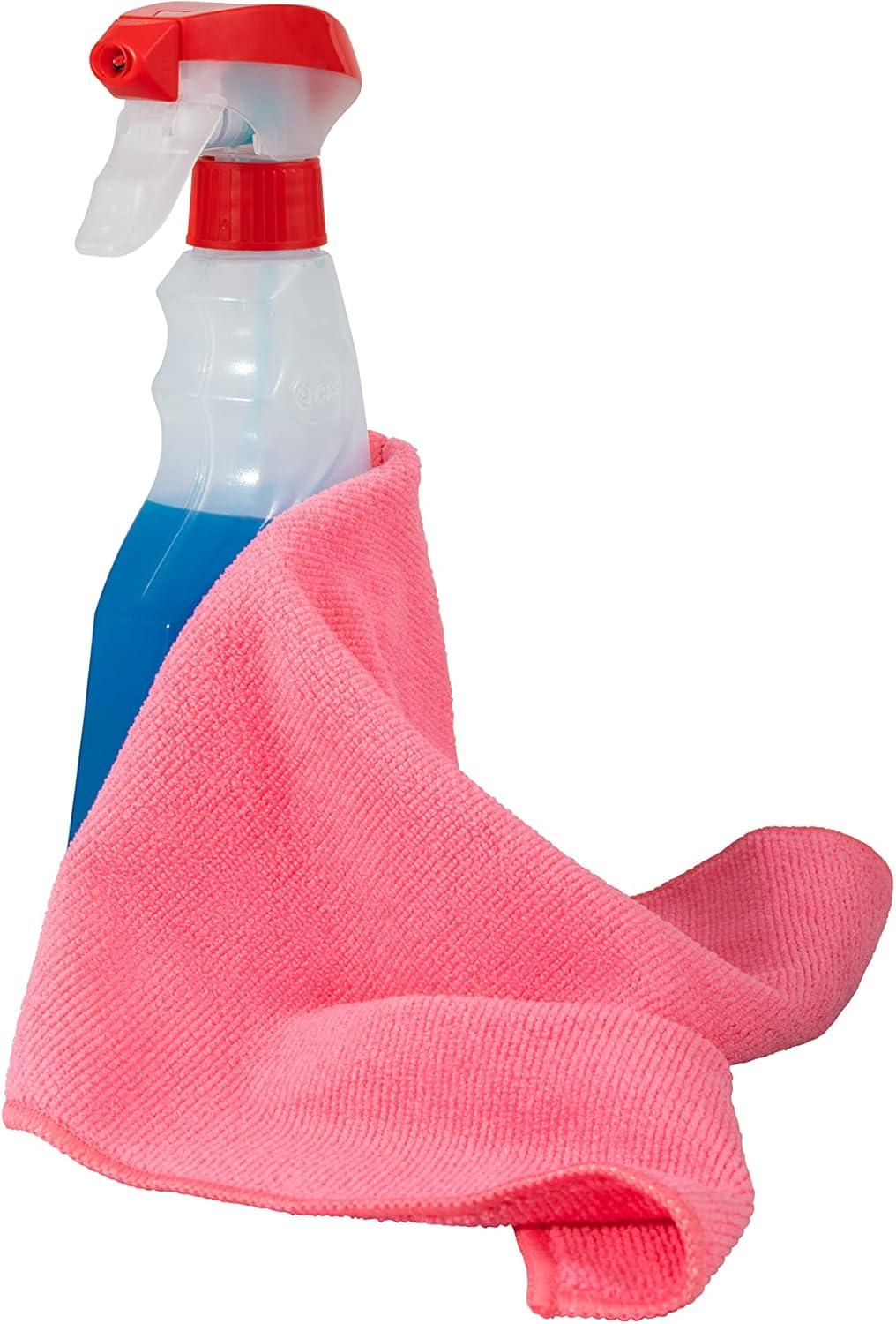 image:imageSuperio Microfiber Cleaning Cloths ColorCoded for Easy Organization UltraSoft Durable MultiPurpose Cloths for Bathroom Kitchen Windows Furniture Electronics Multi 18 Pack