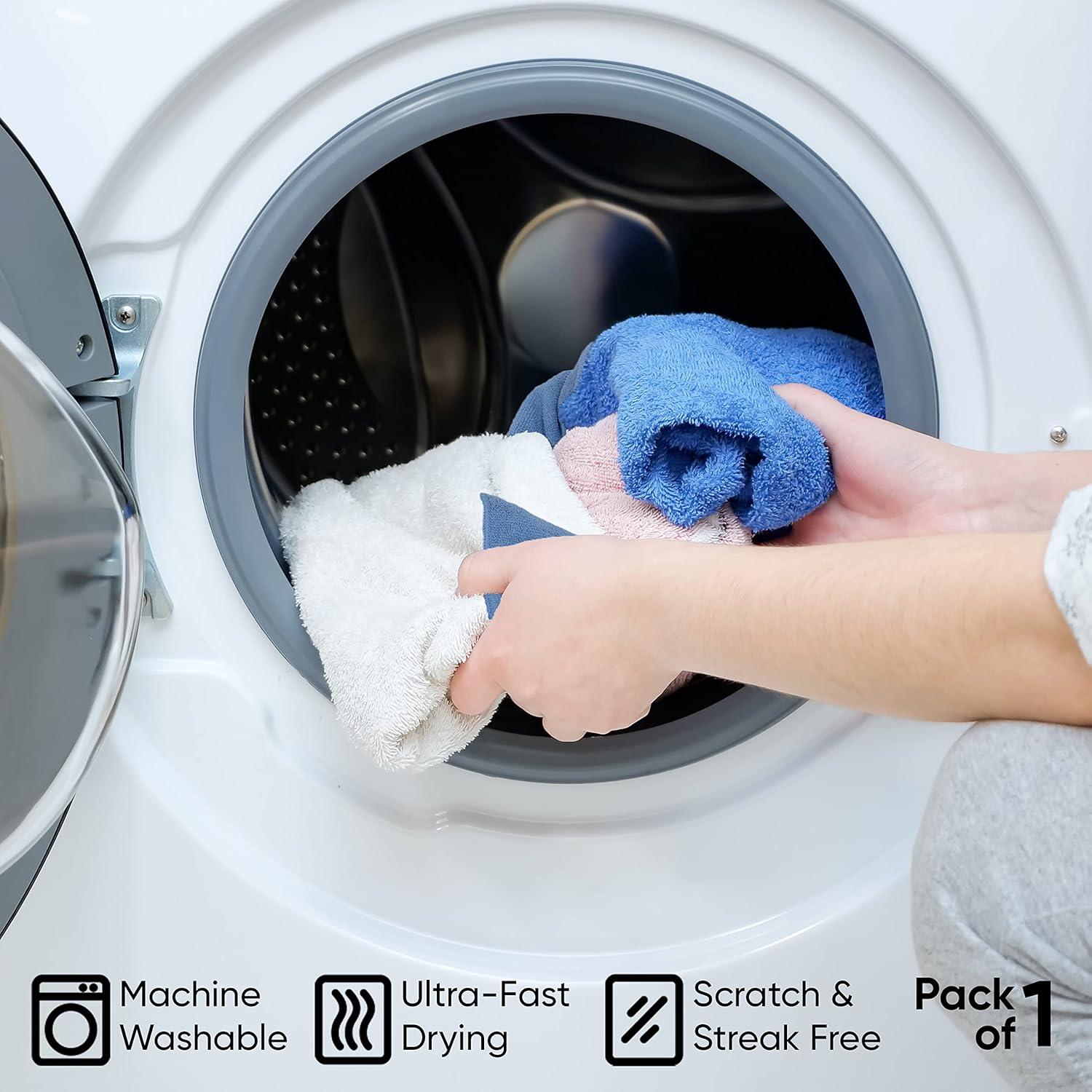 image:imageSuperio Microfiber Cleaning Cloths ColorCoded for Easy Organization UltraSoft Durable MultiPurpose Cloths for Bathroom Kitchen Windows Furniture Electronics Blue 8 Pack