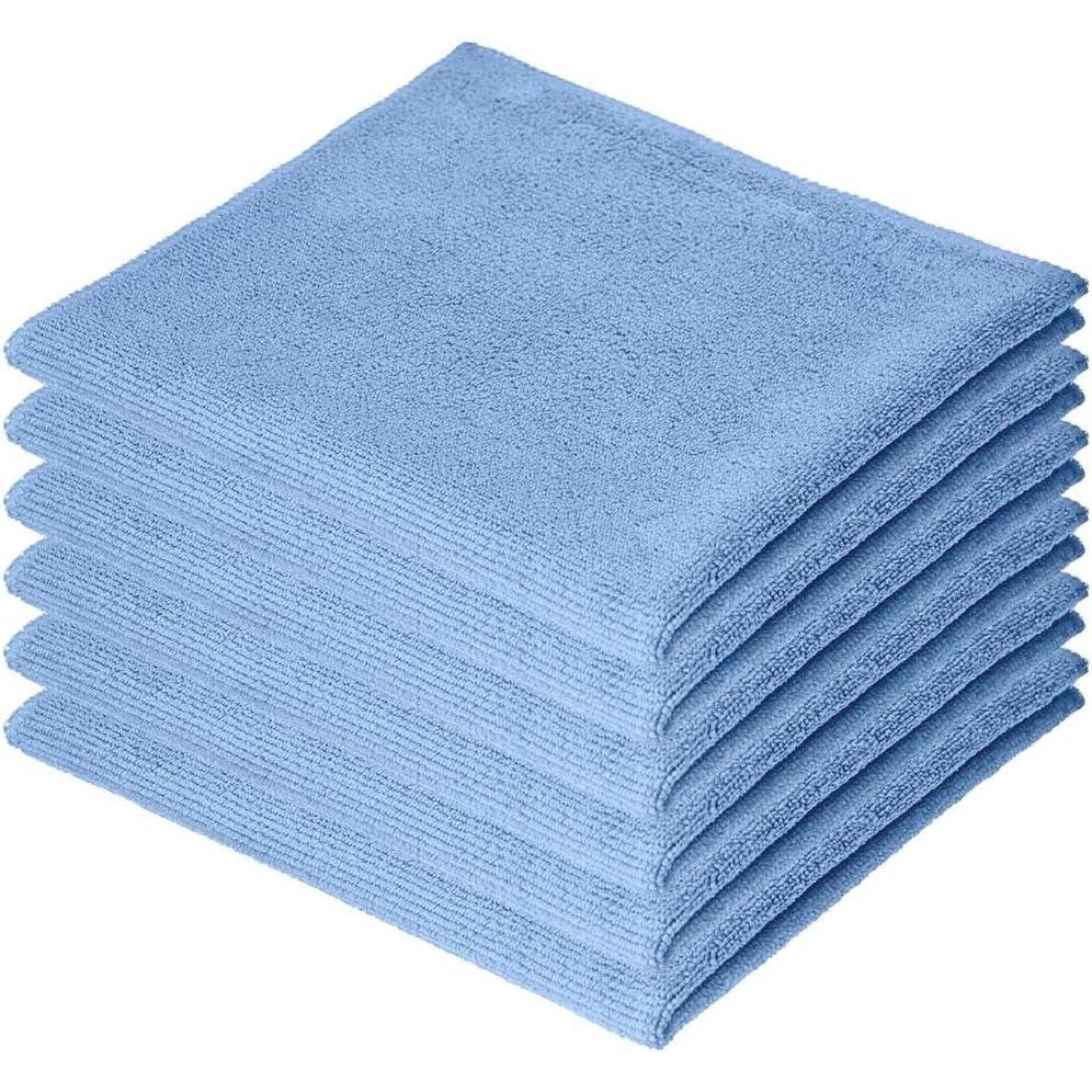 image:imageSuperio Microfiber Cleaning Cloths ColorCoded for Easy Organization UltraSoft Durable MultiPurpose Cloths for Bathroom Kitchen Windows Furniture Electronics Pink 10 PackBlue