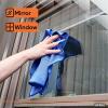image:imageMicrofiber Glass and Mirror Cleaning Cloths4 Pack 14x16inch Large Blue  Green Towels  Window Windshield PC amp TV Screens Tablets Dishes Camera Lenses  no Lint or Streak no Detergen