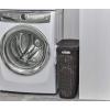 image:imagePlastic Laundry Hamper with Lid Knit Designed Laundry Hamper Basket 50 Liter Brown Cloths Hamper Organizer With CutOut Handles Space Saving For Laundry Room Bedroom BathroomBrown