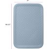 image:imageSuperio 2 Pack Plastic Stackable Organizer Boxes with Lids Storage Bins for Shelf Closet Desk Pantry Home Office Bathroom Vanity Playroom Toy Shop Clothes Cosmetics Stationery Blue