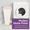 image:imageSuperio 2Pack Gradient Hamper with Lid  60L Modern Design Perforated Slim amp Sturdy Ergonomic Handles  CreamLaundry Hamper  45L