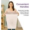image:imageSuperio 2Pack Gradient Hamper with Lid  60L Modern Design Perforated Slim amp Sturdy Ergonomic Handles  CreamLaundry Hamper  60L