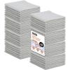 image:imageSuperio Cotton Terry Washcloths Grey Towels 100 Cotton Cleaning Cloth Rags Wash Clothes for Body and Face Spa Towels Multi Purpose 12x12 108 PackGrey