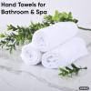 image:imageSuperio Cotton Terry Washcloths Grey Towels 100 Cotton Cleaning Cloth Rags Wash Clothes for Body and Face Spa Towels Multi Purpose 12x12 108 PackWhite