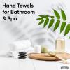 image:imageSuperio Cotton Terry Washcloths Grey Towels 100 Cotton Cleaning Cloth Rags Wash Clothes for Body and Face Spa Towels Multi Purpose 12x12 108 PackWhite