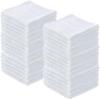 image:imageSuperio Cotton Terry Washcloths Grey Towels 100 Cotton Cleaning Cloth Rags Wash Clothes for Body and Face Spa Towels Multi Purpose 12x12 108 PackWhite