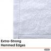 image:imageSuperio Cotton Terry Washcloths Grey Towels 100 Cotton Cleaning Cloth Rags Wash Clothes for Body and Face Spa Towels Multi Purpose 12x12 108 PackWhite