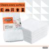 image:imageSuperio Cotton Terry Washcloths Grey Towels 100 Cotton Cleaning Cloth Rags Wash Clothes for Body and Face Spa Towels Multi Purpose 12x12 108 PackWhite