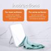 image:imageSuperio Microfiber Glass Cleaning Cloth Mirror amp Window Miracle Cloth Lint amp Streak Free Washable Large EcoFriendly for Electronics Cars Tv Screens GlassesGreenBlue