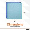 image:imageSuperio Microfiber Glass Cleaning Cloth Mirror amp Window Miracle Cloth Lint amp Streak Free Washable Large EcoFriendly for Electronics Cars Tv Screens GlassesGreenBlue