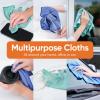 image:imageSuperio Microfiber Glass Cleaning Cloth Mirror amp Window Miracle Cloth Lint amp Streak Free Washable Large EcoFriendly for Electronics Cars Tv Screens GlassesGreenBlue