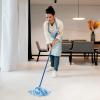image:imageSuperio String Cotton Mop for Hardwood Floors SelfWringing HeavyDuty CommercialIndustrial Use with Aluminum Handle  BlueFull Mop