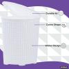 image:imageSuperior Performance Inc Rattan Wicker Style Laundry Set Corner Hamper and Basket White Base and Black Trim
