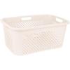 image:imageSuperio 2Pack Gradient Hamper with Lid  60L Modern Design Perforated Slim amp Sturdy Ergonomic Handles  CreamLaundry Basket