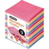 image:imageSuperio Microfiber Cleaning Cloths ColorCoded for Easy Organization UltraSoft Durable MultiPurpose Cloths for Bathroom Kitchen Windows Furniture Electronics PinkBlueYellowPinkblueyellow