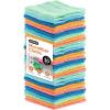 image:imageSuperio Microfiber Cleaning Cloths ColorCoded for Easy Organization UltraSoft Durable MultiPurpose Cloths for Bathroom Kitchen Windows Furniture Electronics Multi 18 Pack