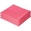 image:imageSuperio Microfiber Cleaning Cloths ColorCoded for Easy Organization UltraSoft Durable MultiPurpose Cloths for Bathroom Kitchen Windows Furniture Electronics Pink 3 Pack