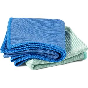 image:imageSuperio Microfiber Glass Cleaning Cloth Mirror amp Window Miracle Cloth Lint amp Streak Free Washable Large EcoFriendly for Electronics Cars Tv Screens GlassesGreenBlue