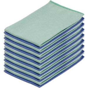 image:imageSuperio Microfiber Window Cleaning Cloth Mirror amp Glass Miracle Cloth Lint amp Streak Free Washable Large EcoFriendly for Cars Tv Screens Glasses Cleans with Plain Water 14x16 16 Pack